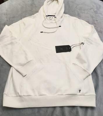 F#%K your Khakis Perfect Jean NYC Men's Cotton Fleece Lined Hoodie NATURAL~ L