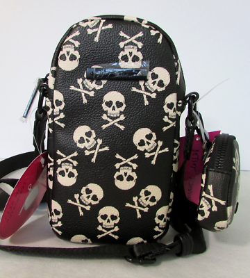 Betsey johnson skull crossbody clearance