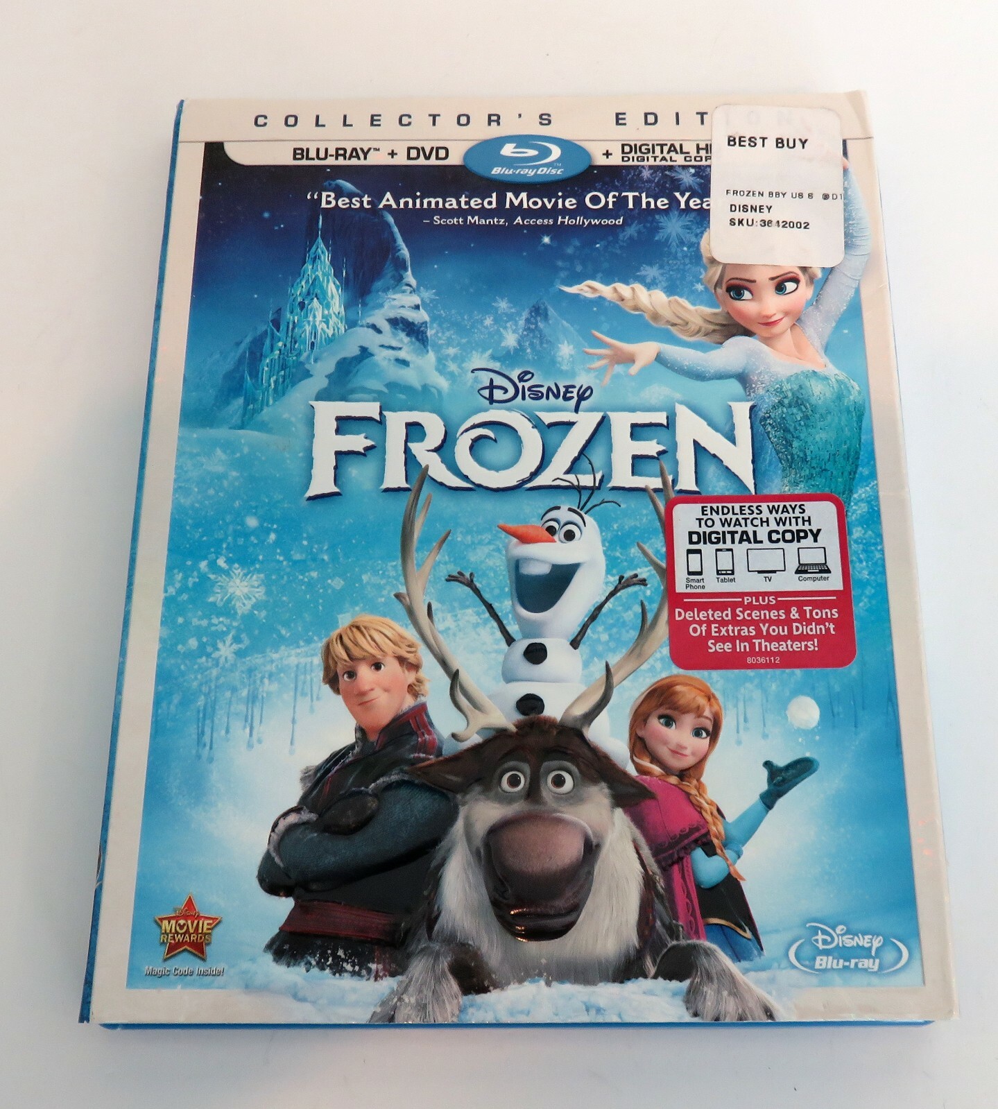 Disney - えり出品　Blu-ray不布ケース3点セット 6/16NEW ギフトBOX付き ディズニー 3点ギフトセット 0636B 【DY