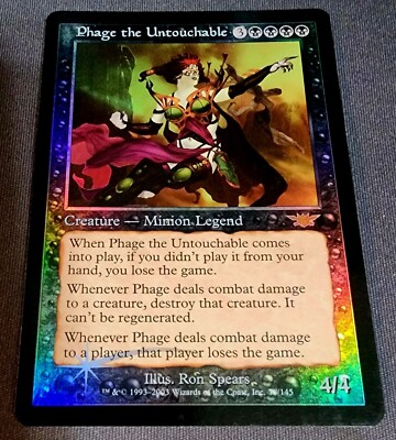 MTG Phage The Untouchable Legions Foil Rare NM