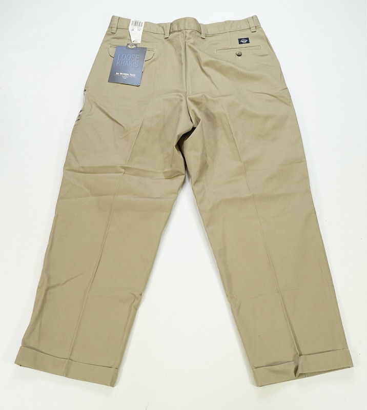 Rare VTG DOCKERS Loose Khakis No Wrinkle Twill Slacks Pants Rare VTG DOCKERS Loose Khakis No Wrinkle Twill Slacks Pants