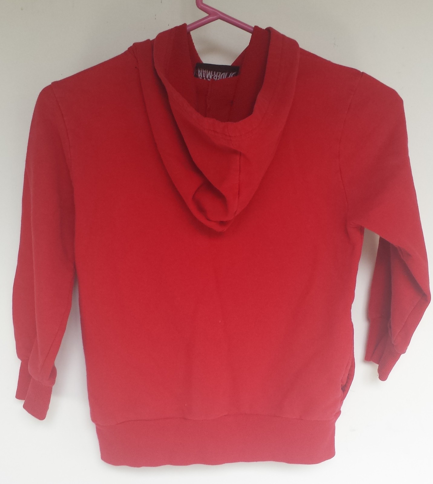 Ultimate Spiderman Hoodie Children's Size 6/7 (S) Marvel Red No Fabric Tag