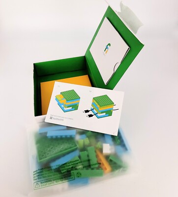 Google Project Fi Holiday Building Blocks Set phone stand NIB -complete