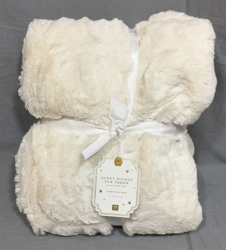 Pottery Barn Kids Faux Fur Bear Throw 45 X 60 New Children S