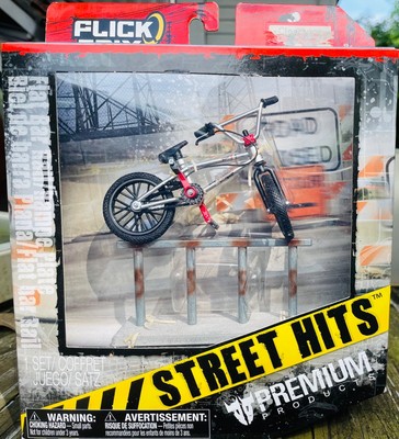 flick trix finger bike street hits premium products flat bar rail VERY RARE
