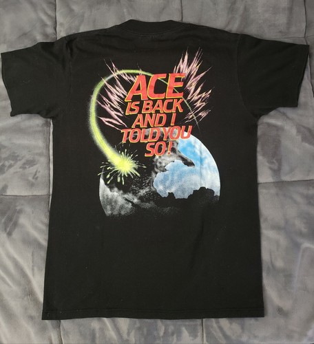 Rare Vintage Concert Tour T-Shirt ACE FREHLEY FREHLEY'S COMET 1987 KISS SHIRT