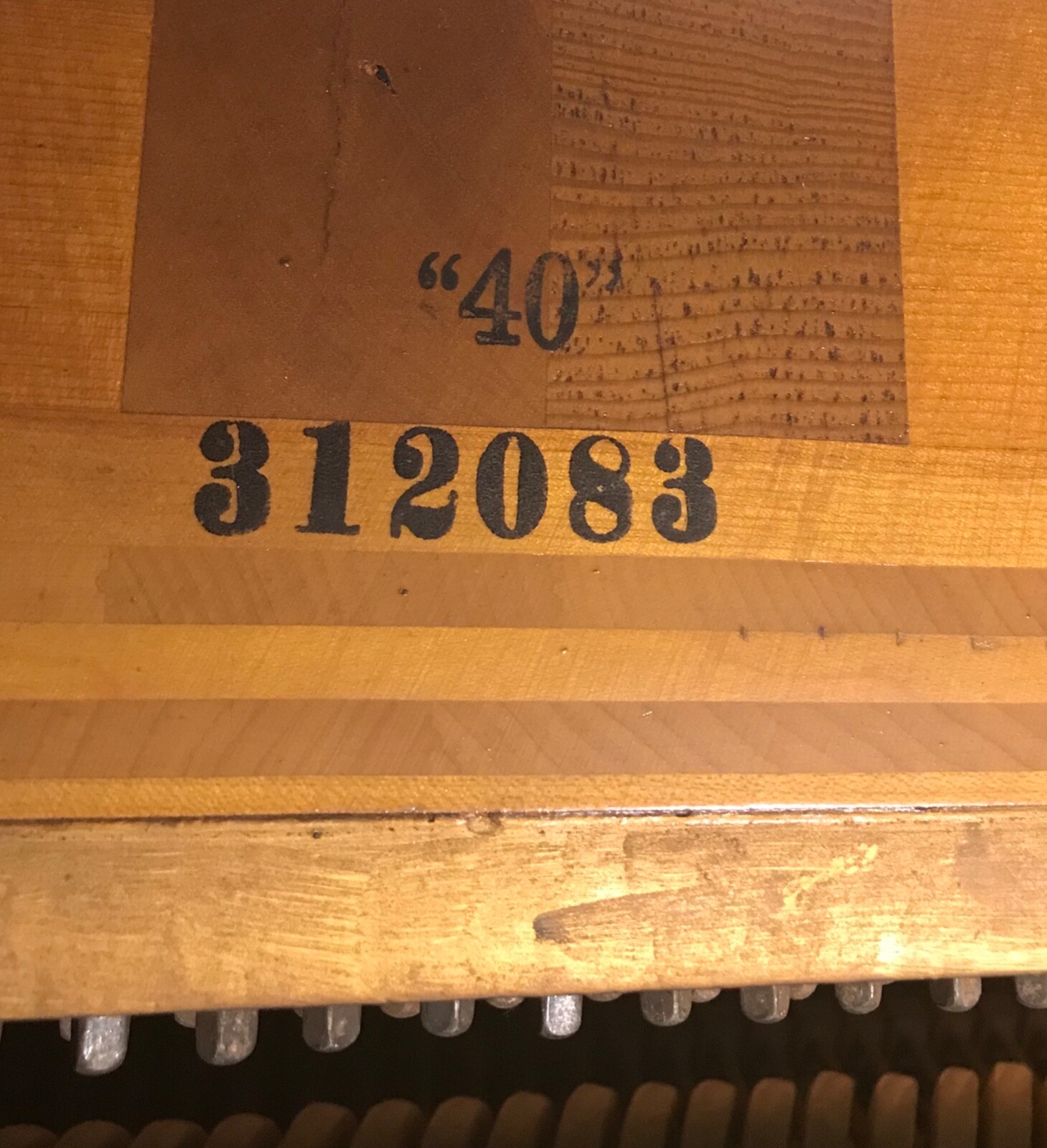 Steinway & Sons Console Upright Piano 40