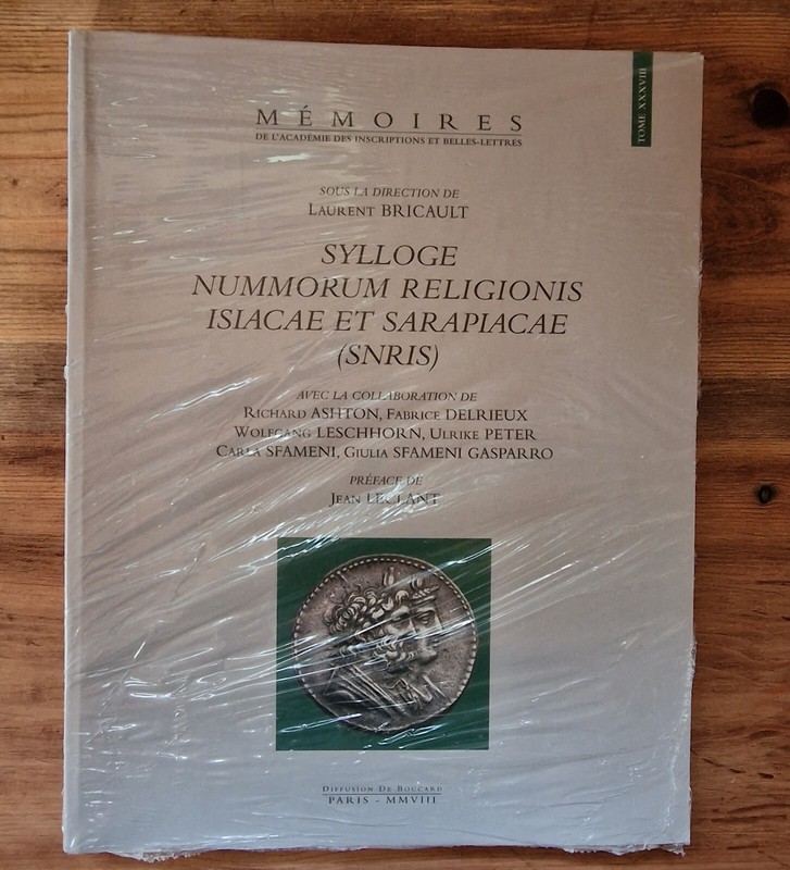 Sylloge Nummorum Religionis Isiacae Et Sarapiacae  Bricault - Neuf Out Of Print