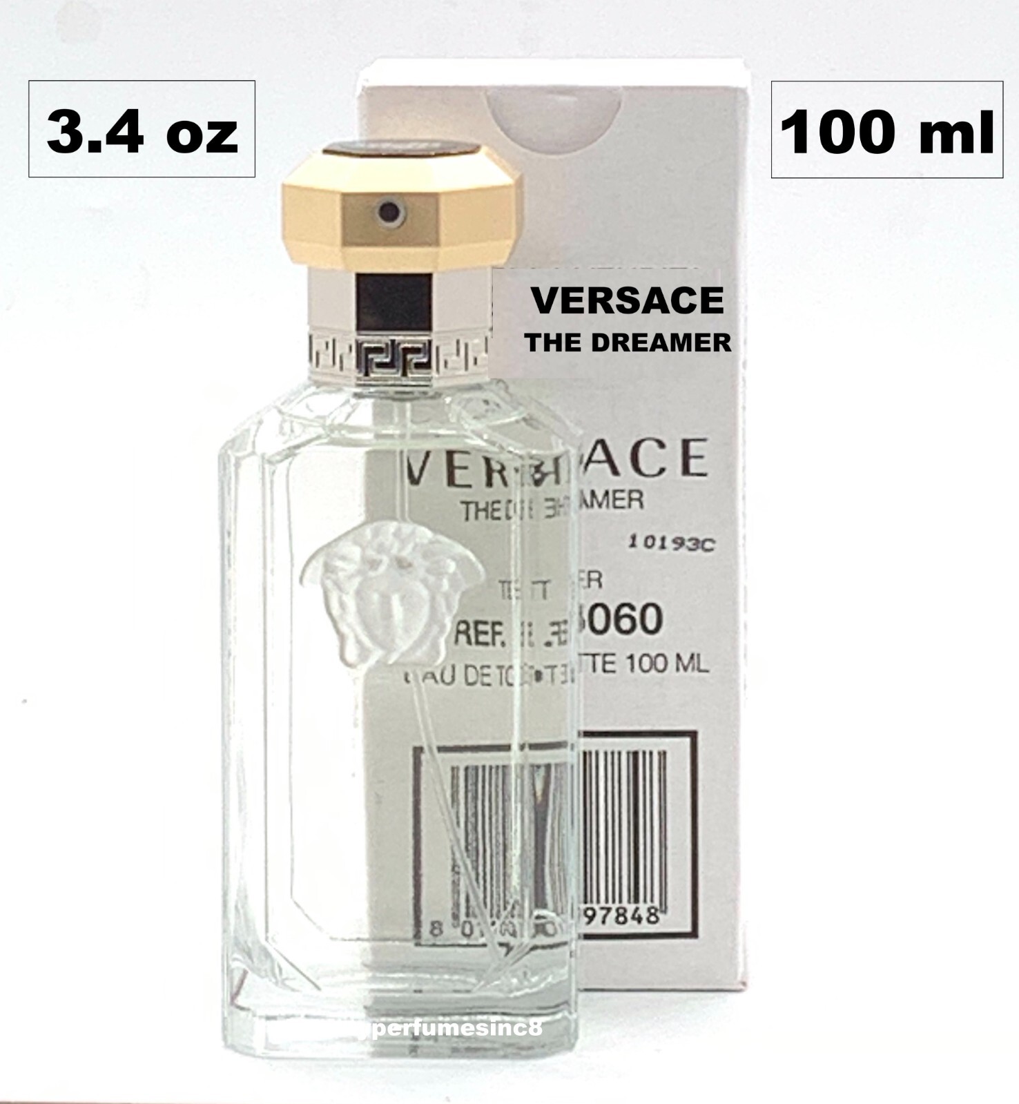Dreamer Eau De Toilette Spray (Tester) By Versace - 3.4 oz Dreamer Eau De Toilette Spray (Tester) By Versace - 3.4 oz