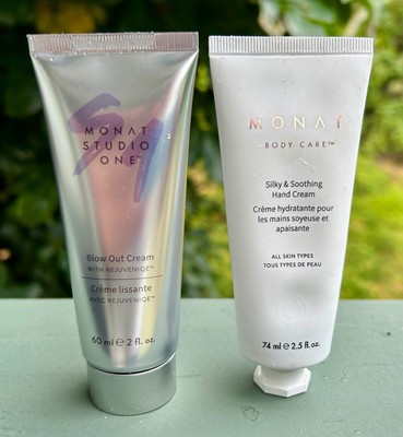 New Sealed Monat Studio One Blow Out Cream &Hand Cream Travel Size 2/2.5 fl oz