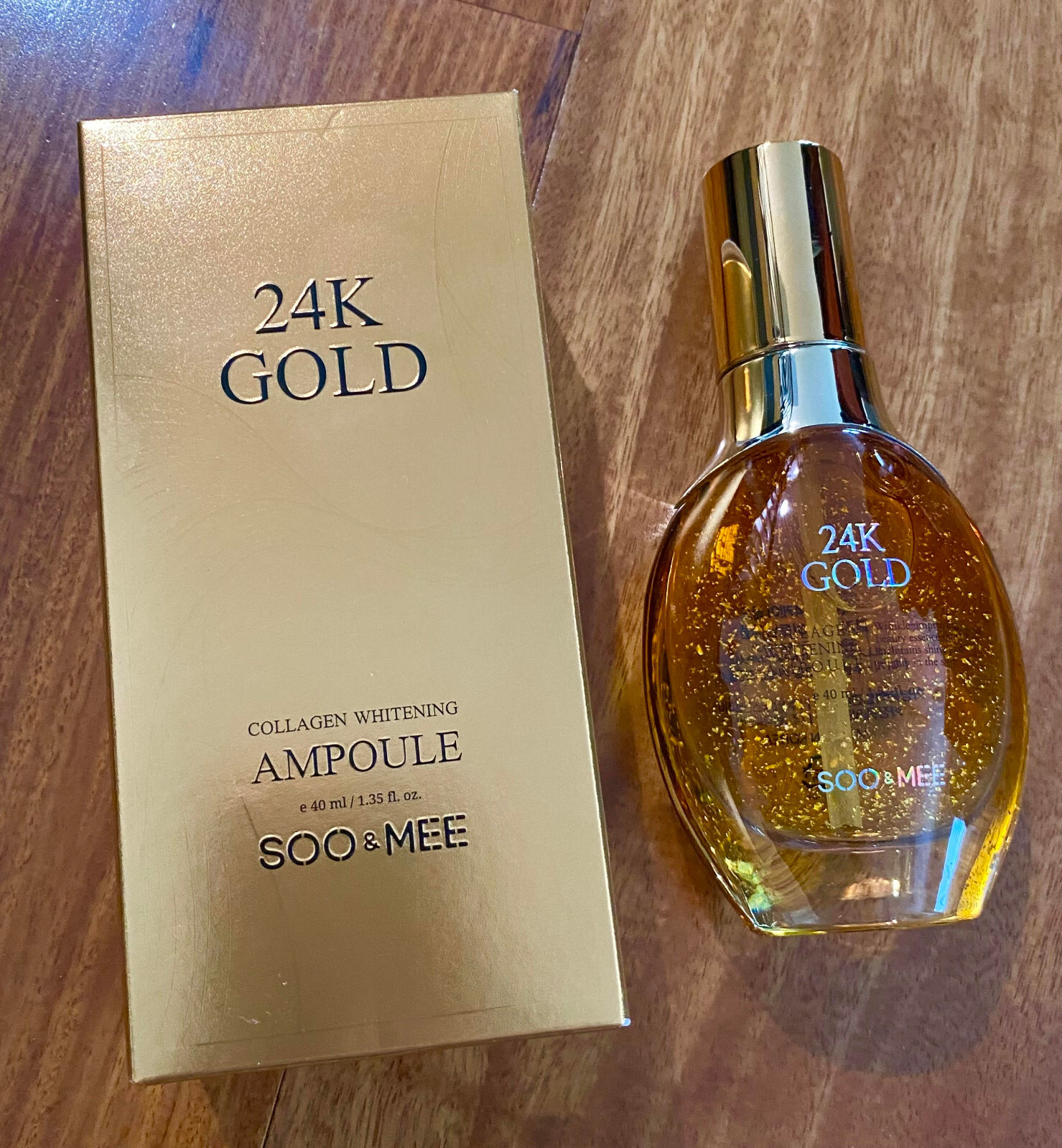 NEW SOO&MEE SOO & MEE 24K Gold Collagen Whitening Ampoule