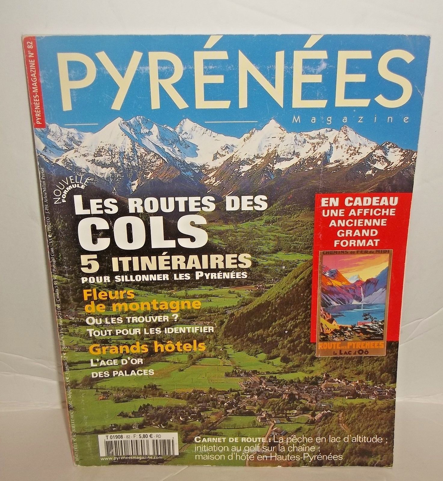 A LOT OF 6 FRENCH MAGAZINES, PAYS CATHARE, PYPENEES  1995,1998,2001,2002