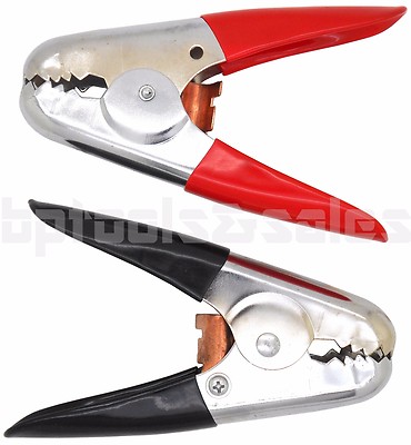 1 PAIR BATTERY BOOSTER CABLE PARROT CLAMPS HEAVY DUTY 500AMP JUMPER REPLACEMENT