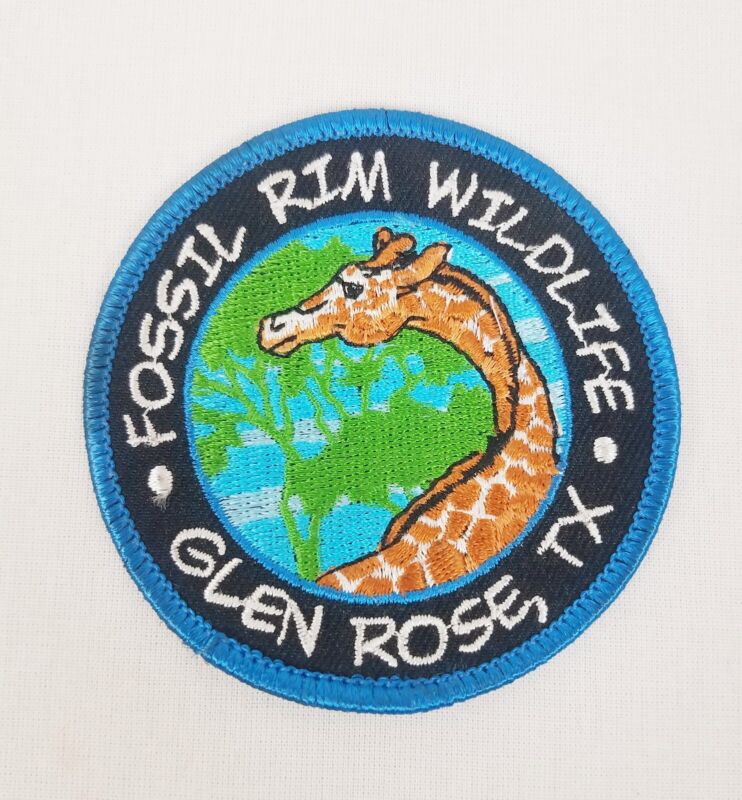 Fossil Rim Wildlife Center Glen Rose Tx Texas Sew on Participation Patch Scouts