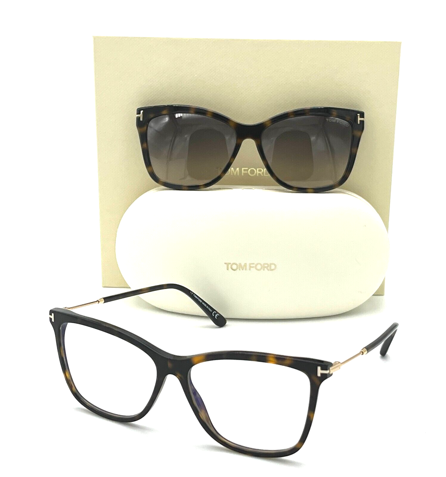 TOM FORD
ブラック マネークリップ カードケース Tom Ford Blue Square Men's Sunglasses FT1042-D 01V 52