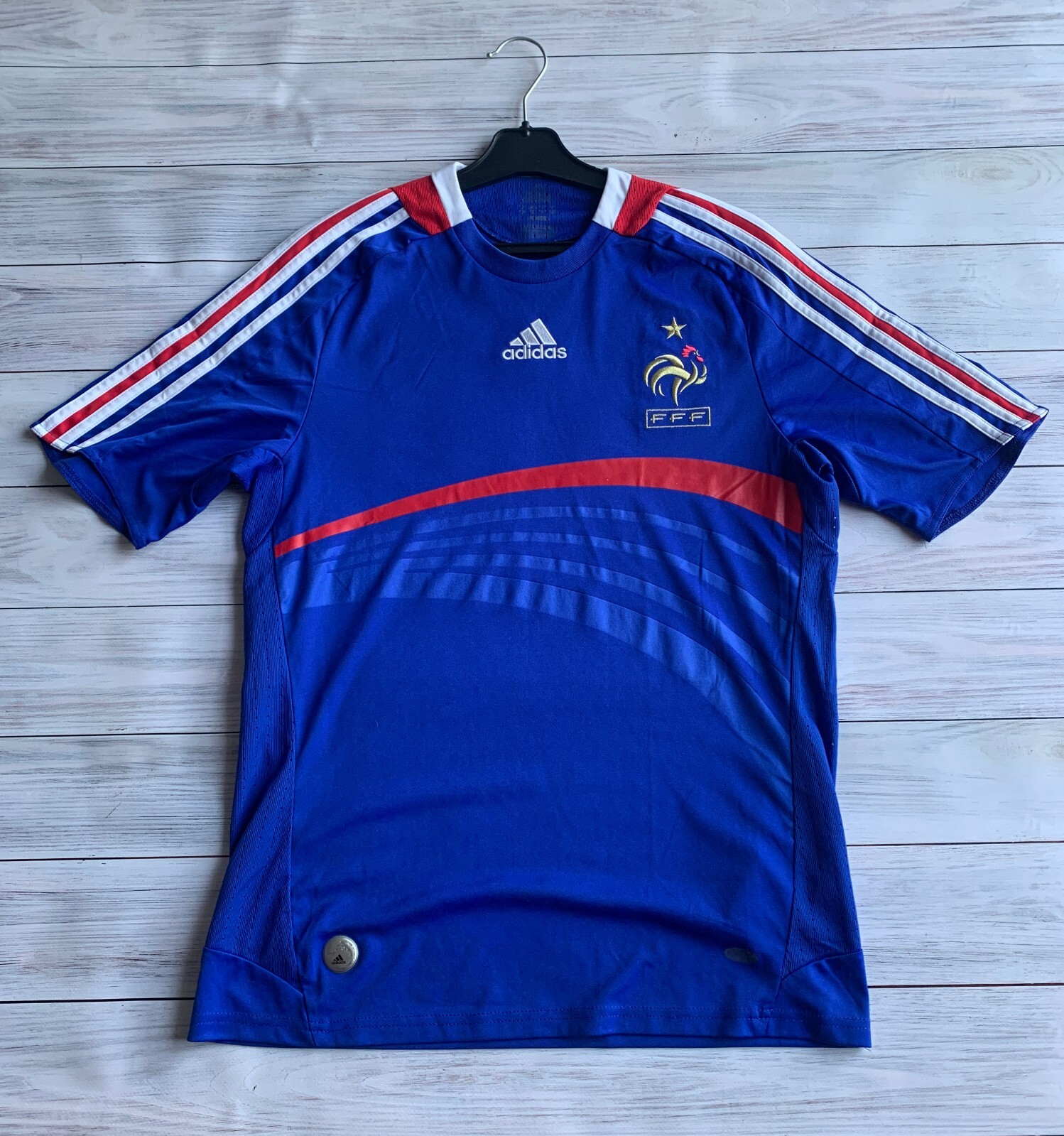 トップス 70s French adidas football shirt 1978 France adidas 'Argentine '78' Home Shirt L/S M