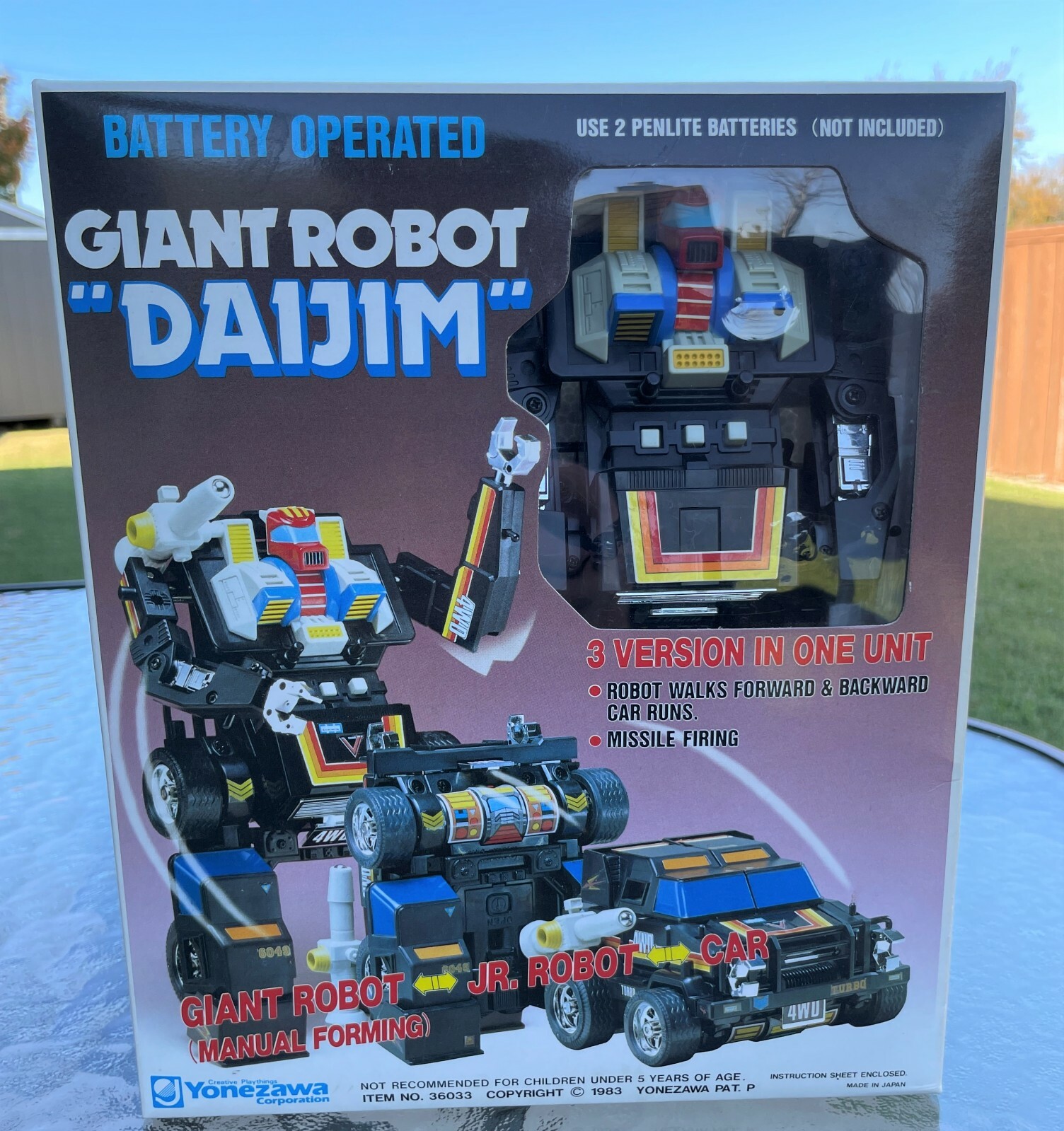 Vintage Giant Robot Daijim Transforming Toy Yonezawa Vintage Giant Robot Daijim Transforming Toy Yonezawa
