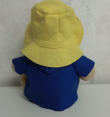 Vintage Paddington Bear Sears Plush Stuffed Animal Darkest Peru Tag 1990 EUC