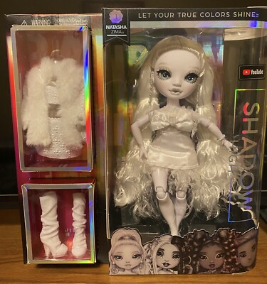 Rainbow High Shadow High Series 1 Natasha Zima Greyscale Fashion Doll 58354
