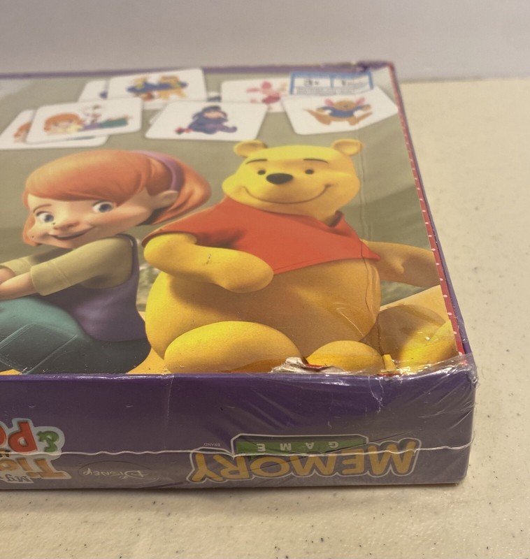 NEW My Friends Tigger and Pooh Memory Game Winnie the Pooh 2007 Box has damage