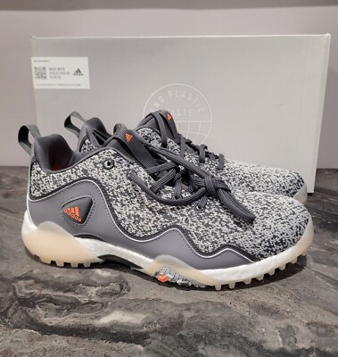 Adidas CODECHAOS 21 PrimeBlue Men's Golf Shoes Grey Orange Size 8 FX6625