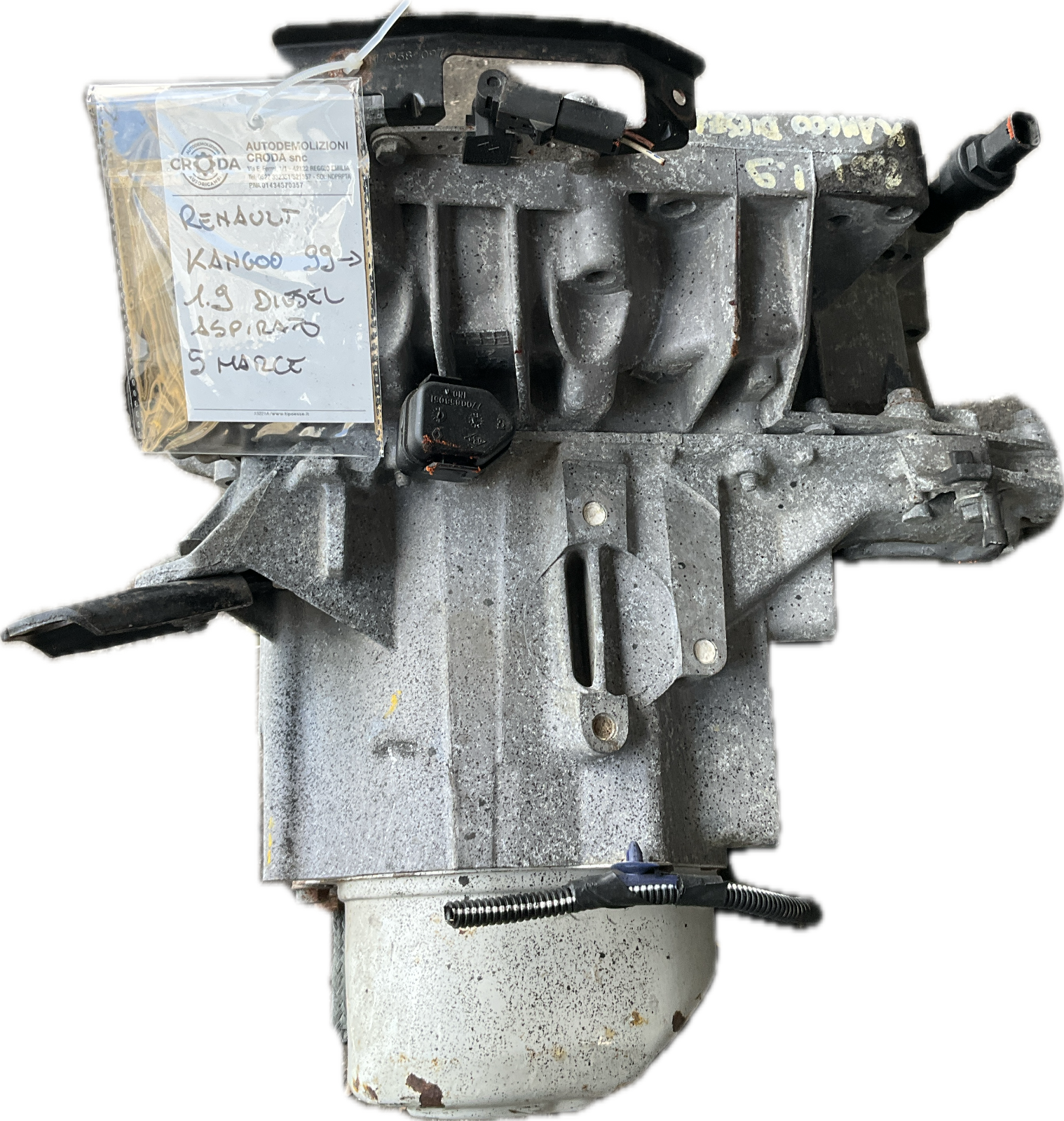 Cambio manuale per modello RENAULT KANGOO 1.9 DIESEL ASPIRATO 5 marce ricambio
