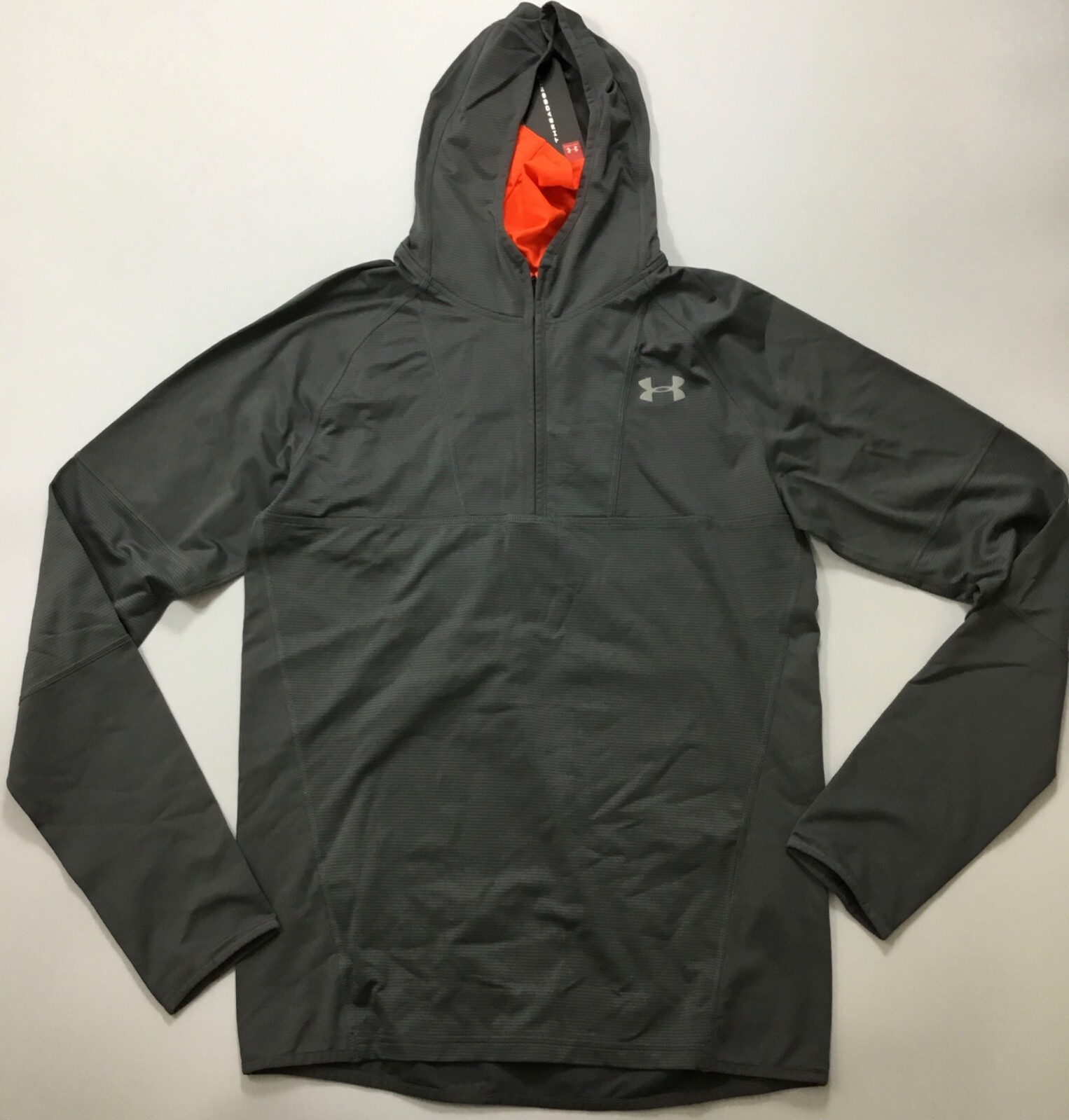 Under Armour Men No Breaks Balaclava 1/4 Zip Hoodie 1285938 Under Armour Men No Breaks Balaclava 1/4 Zip Hoodie 1285938