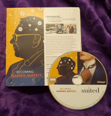 BECOMING WARREN BUFFETT +  SUITED [trans tailors] 2017 HBO promo / FYC DVD vg 