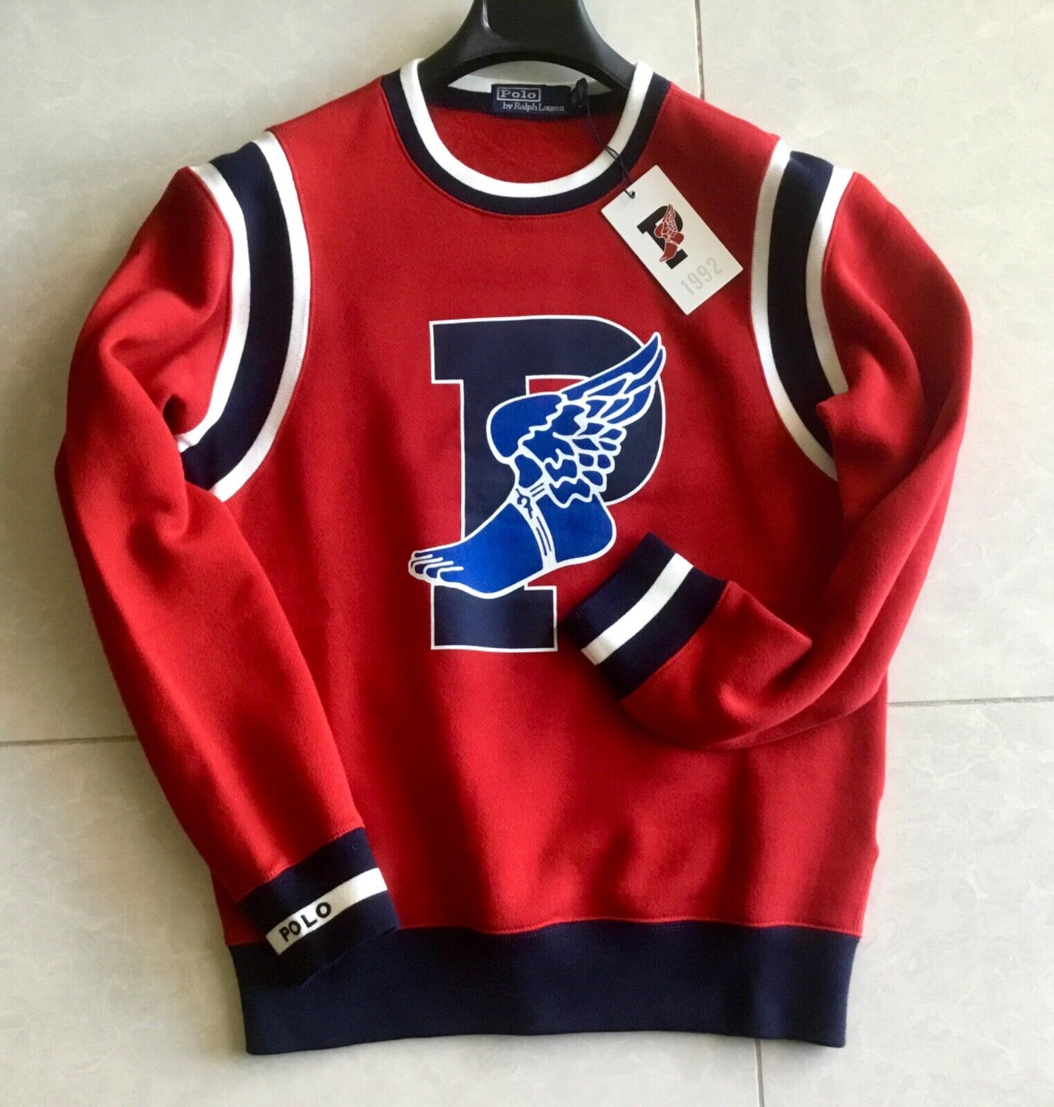 Vintage* POLO RALPH LAUREN STADIUM P WING 1992 SWEATSHIRT Vintage* POLO RALPH LAUREN STADIUM P WING 1992 SWEATSHIRT