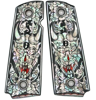 1911Wilson Combat フェイク黒パールグリップ 41lelIewX2L._UF350,350_QL50_.jpg