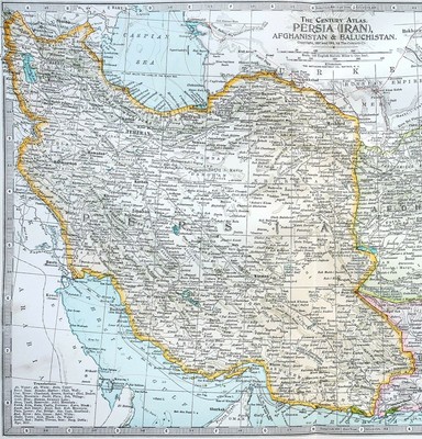 Pre1900 Afghanistan Antique Map Vatican
