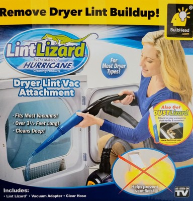 as seen on tv hurricane lint lizard dryer vacuum attachment