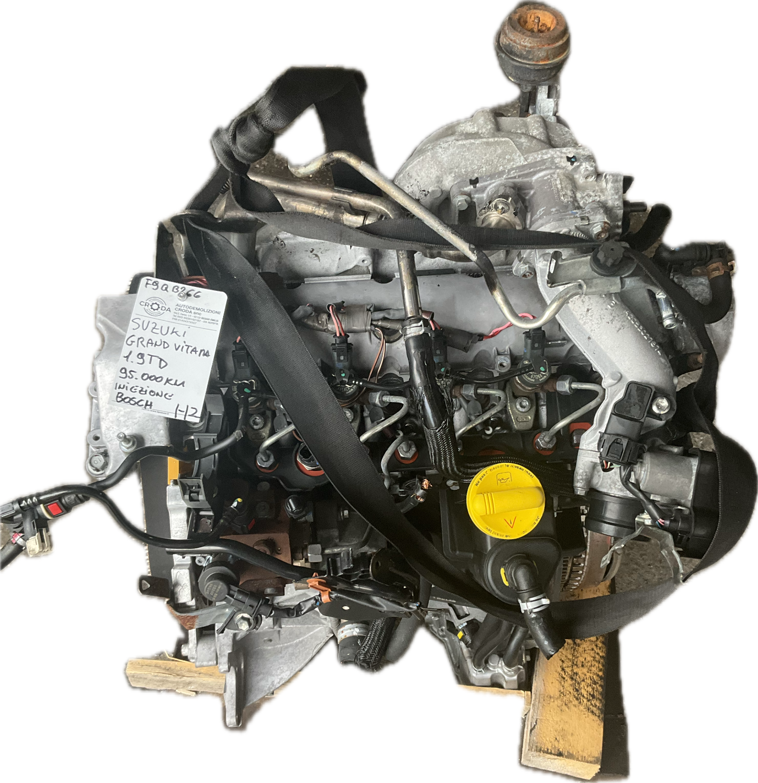 Motore per SUZUKI GRAN VITARA codice motore F9QB266 1.9 TD 95.000 km bosch