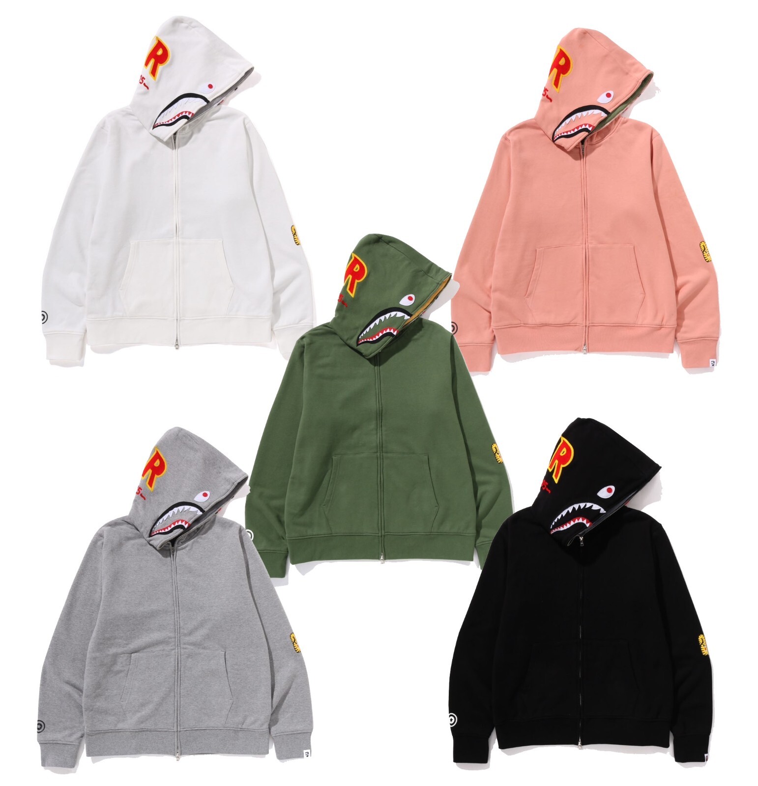A BATHNIG APE Men's 2ND SHARK FULL ZIP HOODIE 1K70115006 r A BATHNIG APE Men's 2ND SHARK FULL ZIP HOODIE 1K70115006 r