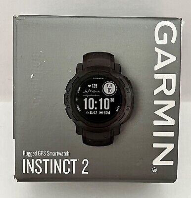 Garmin Instinct 2 Solar 45mm Rugged GPS Smart Watch - Graphite (010-02627-10)