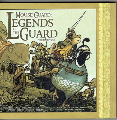 MOUSE GUARD LEGENDS OF GUARD HC VOL 2 NEW!