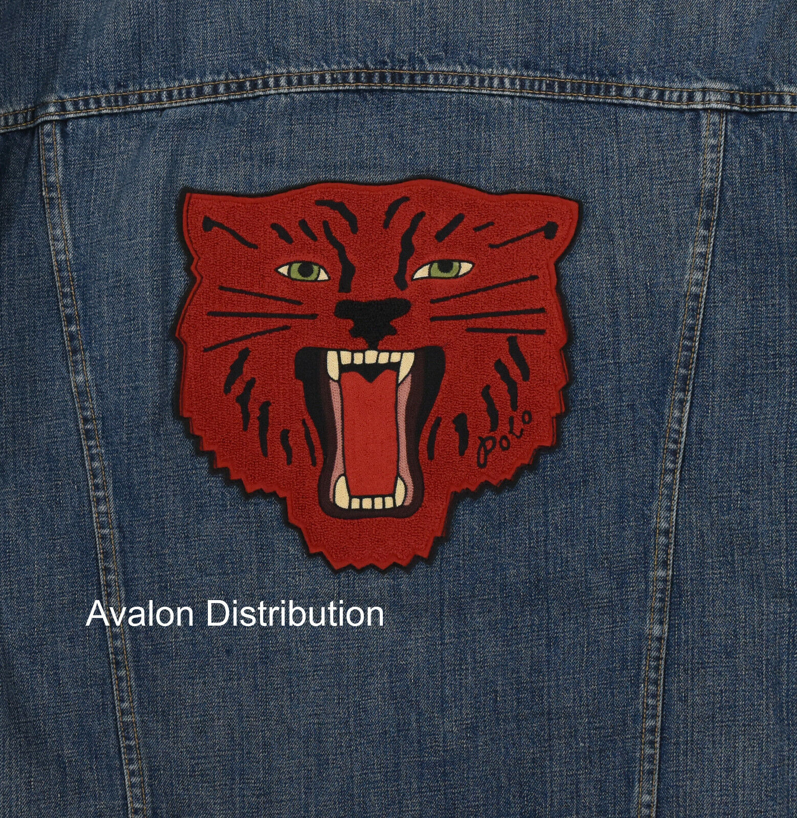 Polo Ralph Lauren Red Tiger 1967 Varsity Champs Denim Polo Ralph Lauren Red Tiger 1967 Varsity Champs Denim