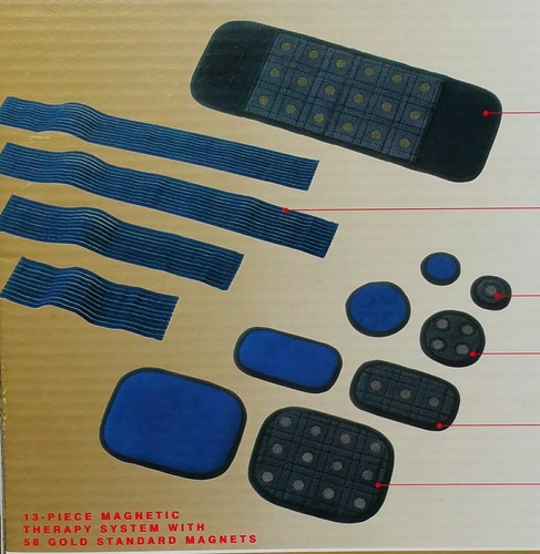 Homedics Magnetic Thera P System Total Body Healing Pain Relief 12 Pieces
