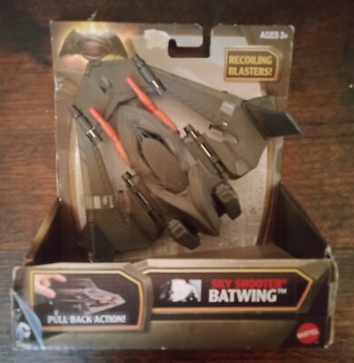 Sky Shooter Batwing Batman v Superman Dawn of Justice Mattell 2015 Pull Back