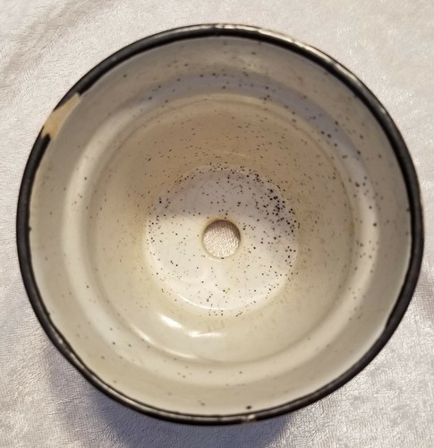 Vintage Flower Pot Planter with Decals Small