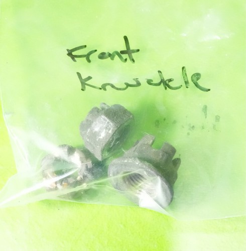 88-91 Civic CRX OEM front knuckle spindle hub mount nuts SET