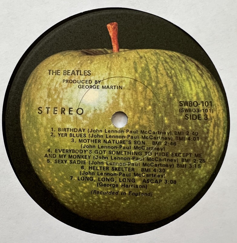 The Beatles レコード SWBO-101 BEATLES 