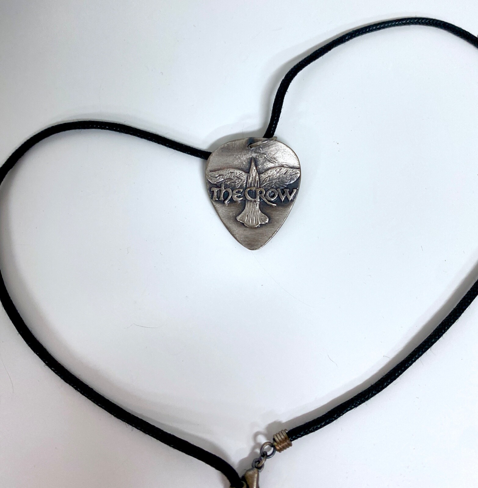 The Crow Movie Flip Watch & GUITAR PICK Necklace Set from