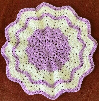 Crochet 12 Point Star Doily Handmade Table Piece