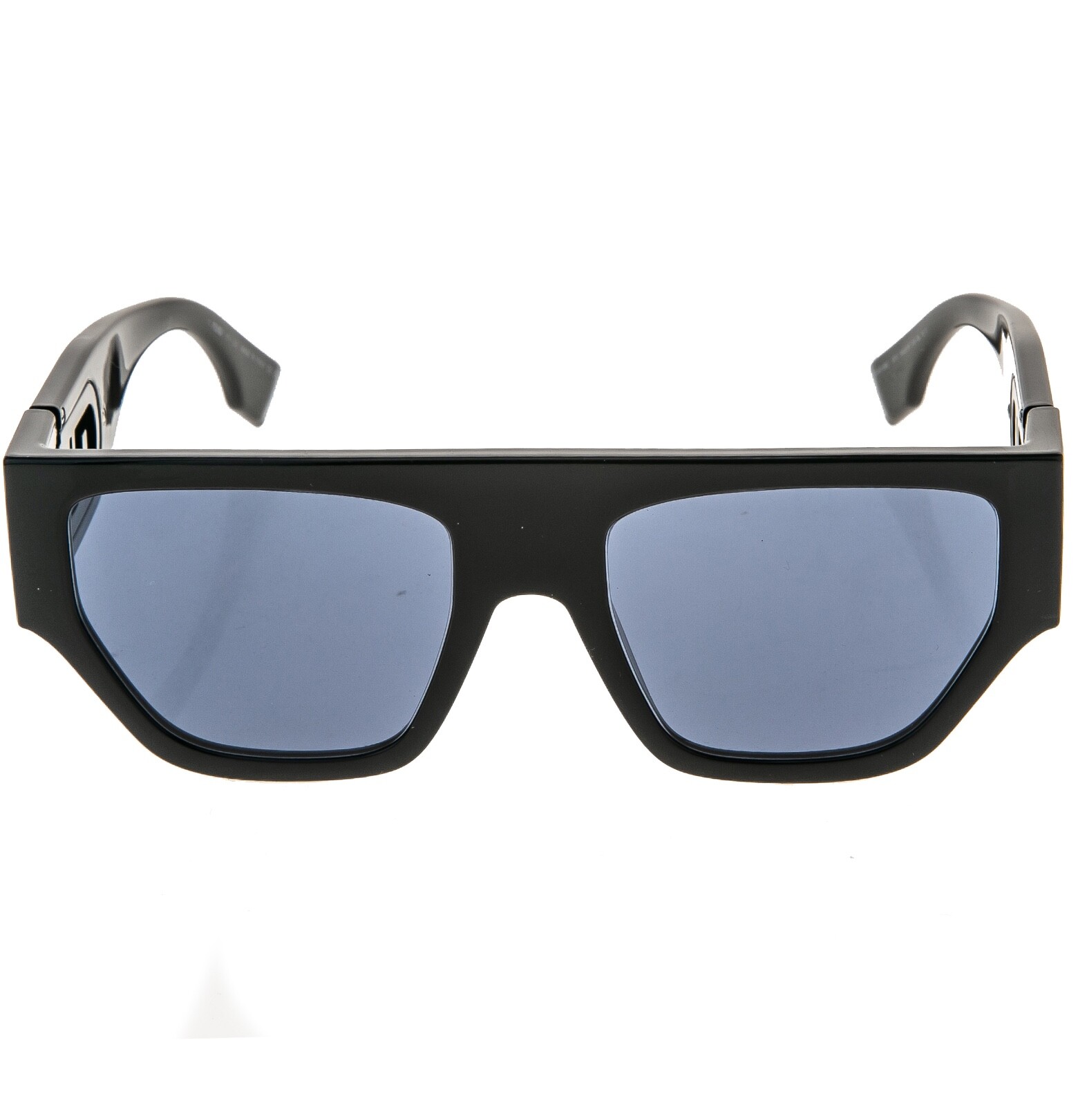 Pre-owned Fendi O'lock 40108 Black Fashion Ff Lock Logo Mask Unisex Sunglasses Fe40108u In Blue