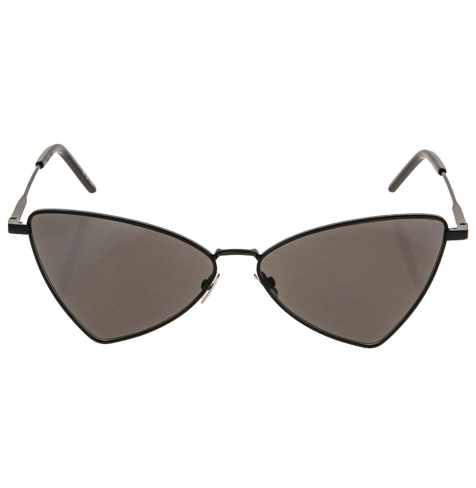 Pre-owned Saint Laurent Jerry Ysl 303 002 Black Angular Metal Fashion Sunglasses Sl303
