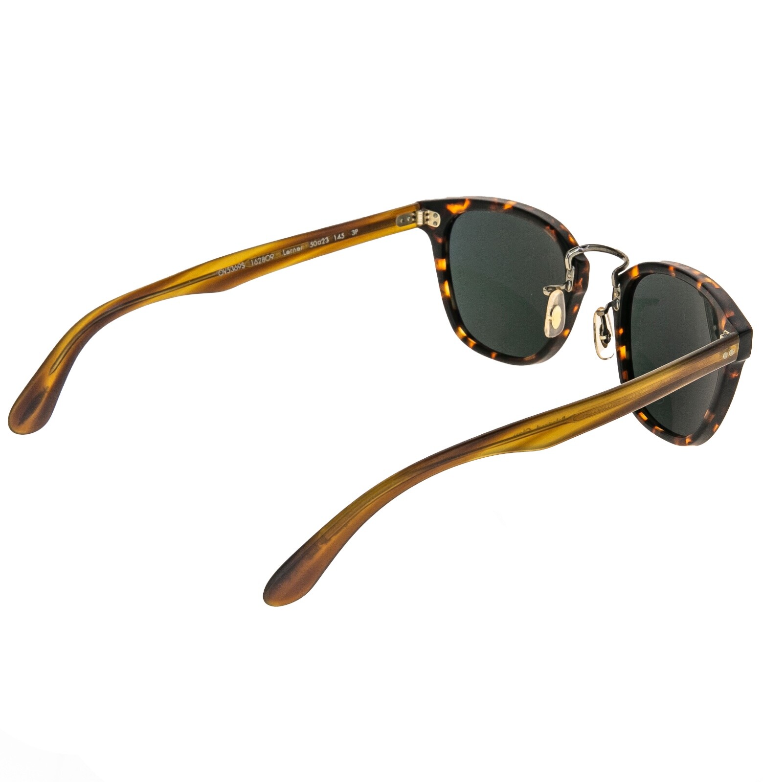 Pre-owned Oliver Peoples 5369 Lerner Sunglasses Ov5369s Tortoise Green Mirrored Polarized