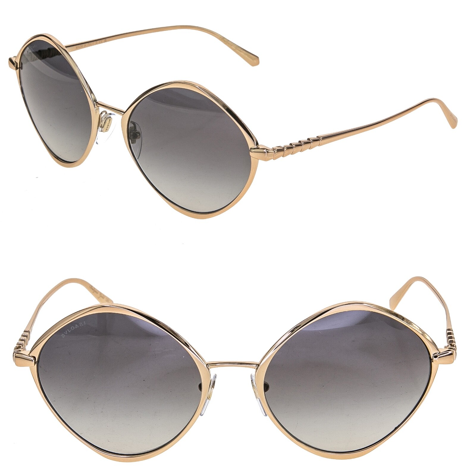 未使用品 BVLGARI sunglasses round タグ付き Bulgari - Bulgari Bulgari - On-Me Round Sunglasses - Bulgari