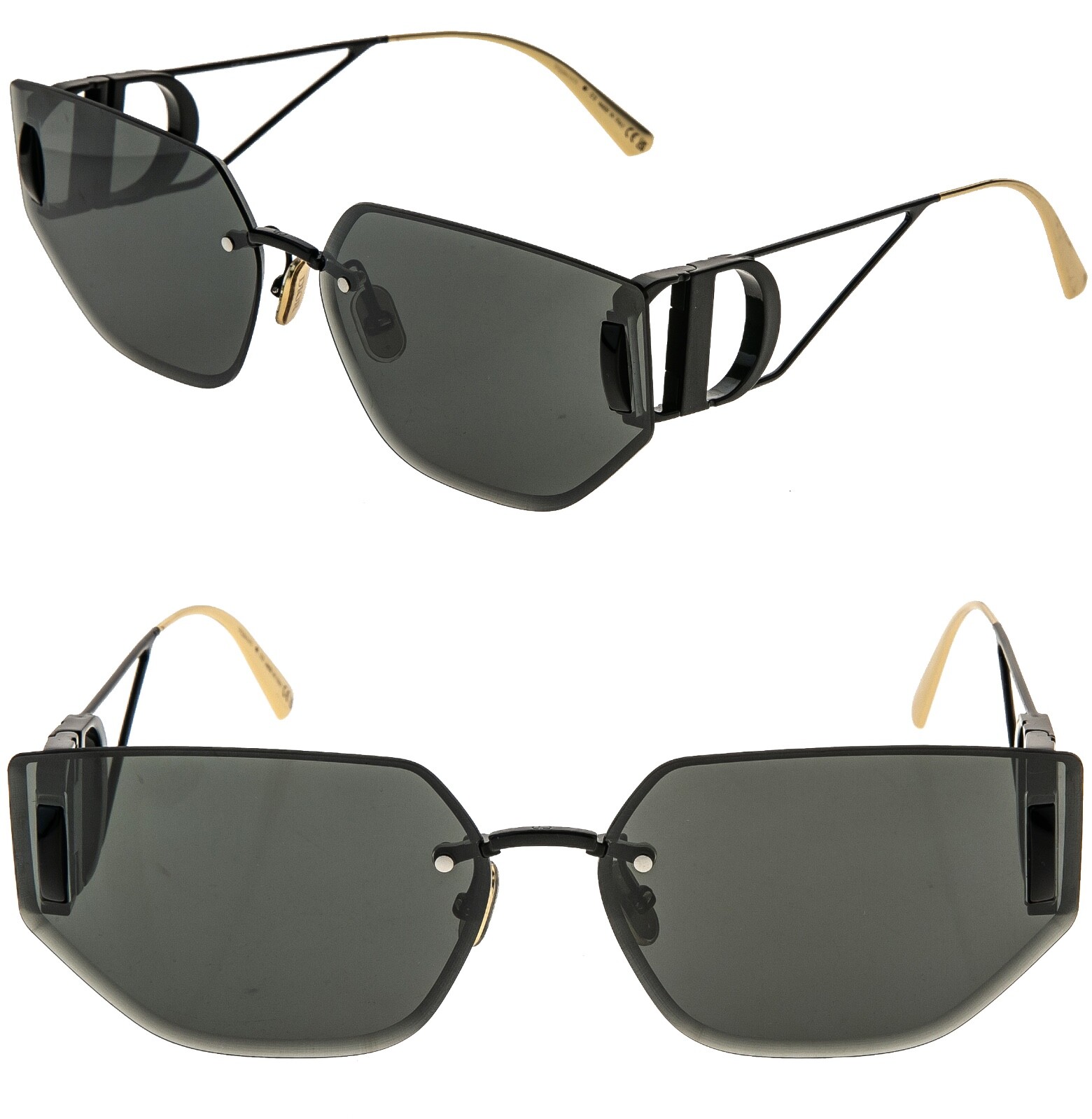 CHRISTIAN DIOR MONTAIGNE Black 30Montaigne B3U Rimless CHRISTIAN DIOR MONTAIGNE Black 30Montaigne B3U Rimless