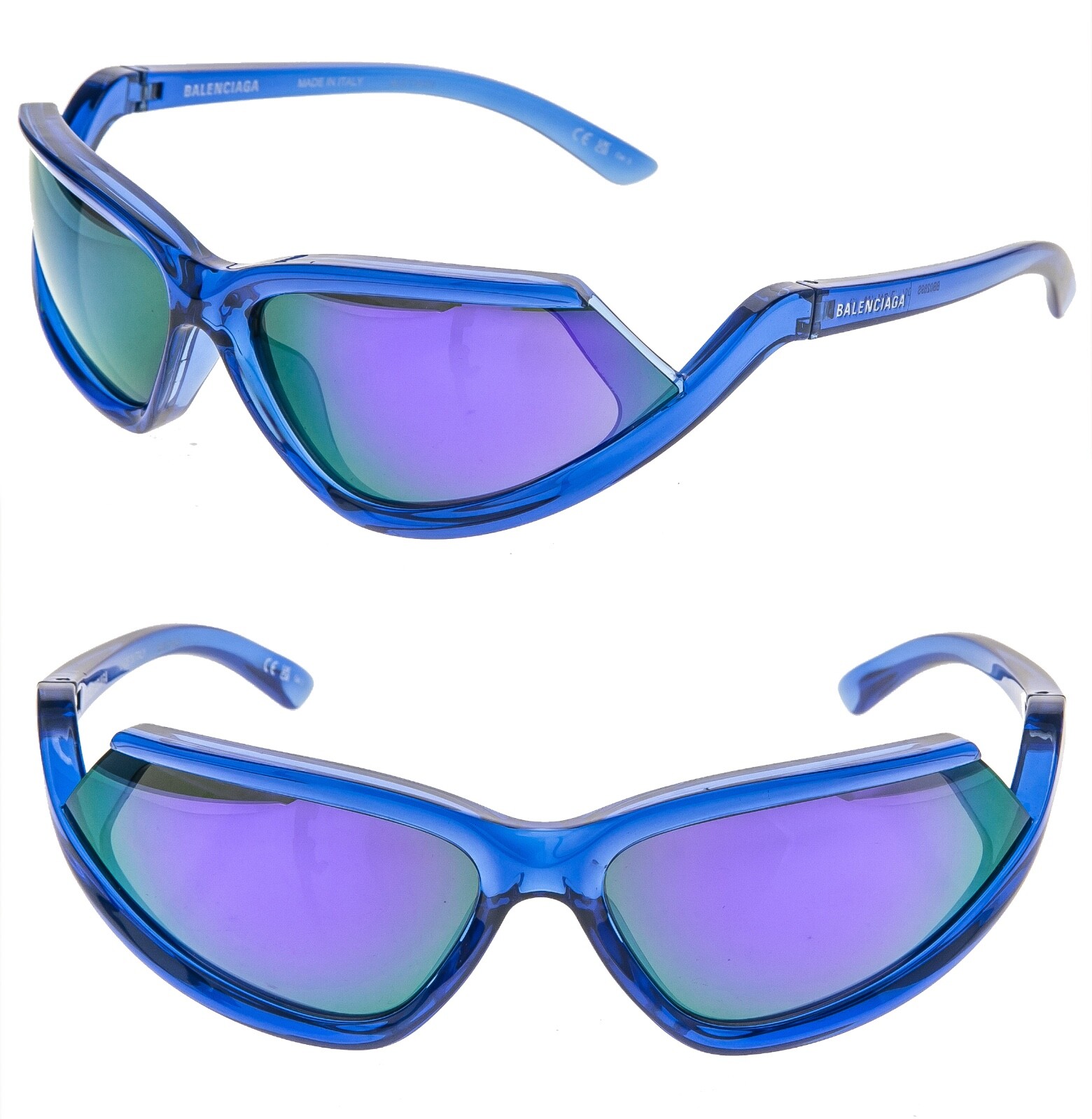 BALENCIAGA Xpander 0284 Blue Purple Mirror 004 Angular